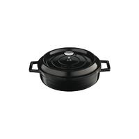Lava Cast Iron Low Casserole 240MM -- BLACK