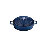 Lava Cast Iron Low Casserole 240MM - BLUE