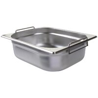 Vogue Stainless Steel 1/2 Gastronorm Pan with Hand