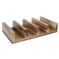 Olympia Acacia Wood Taco Stand