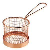 Olympia Round Chip Presentation Basket with Handle