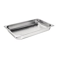 Vogue Stainless Steel Perforated 1/1 Gastronorm Pan