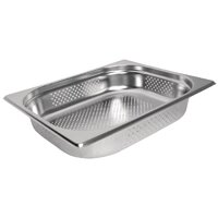 Vogue Stainless Steel Perforated 1/2 Gastronorm Pan
