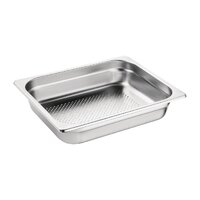 Vogue Stainless Steel Perforated 1/2 Gastronorm Pan