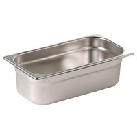 Vogue Stainless Steel 1/3 Gastronorm Pan 150MM