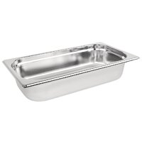 Vogue Stainless Steel 1/3 Gastronorm Pan 65MM