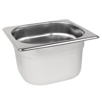 Vogue Stainless Steel 1/6 Gastronorm Pan - 100MM