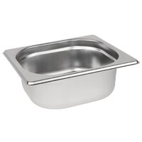 Vogue Stainless Steel 1/6 Gastronorm Pan 65mm*