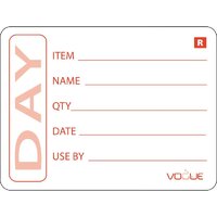 Vogue Prepped Product Removable Labels