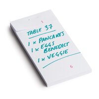 Restaurant and Kitchen Single Leaf Check Pad - PK 50