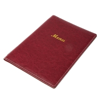 Leatherette Style Menu Holder A4 4 Card
