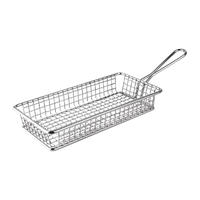 Olympia Rectangular Presentation Fryer Basket - 215M
