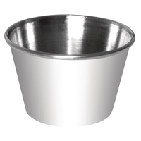 Stainless Steel Sauce Cups 115ML/ 4OZ - PK 12
