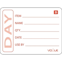 Dissolvable Vogue Prepared Food Labels