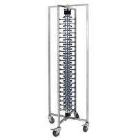 Vogue Mobile Plate Rack 84 Plates