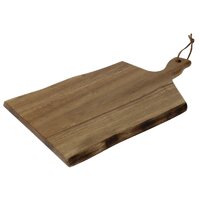 Olympia Acacia Wavy Handled Wooden Board - SMALL