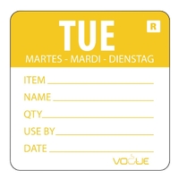 Vogue Removable Day of the Week Label - TUESDAY