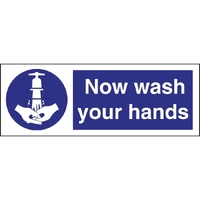 Now Wash Your Hands Symbol Sign