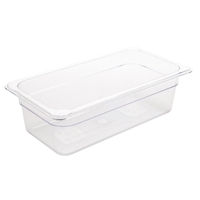 Vogue Polycarbonate 1/3 Gastronorm Container 100MM