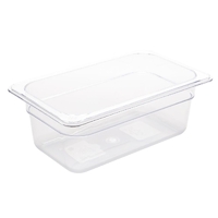 Vogue Polycarbonate 1/4 Gastronorm Container  - 100MM
