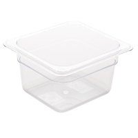 Vogue Polycarbonate 1/6 Gastronorm Container - 100MM