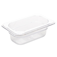 Vogue Polycarbonate 1/9 Gastronorm Container - 65MM