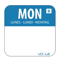 Dissolvable Food Rotation Labels - MONDAY*
