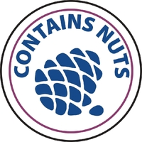 Contains Nuts Labels x 1000