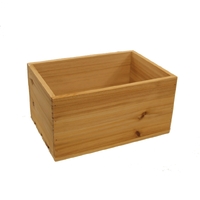 Pine Wood Display Crate Small