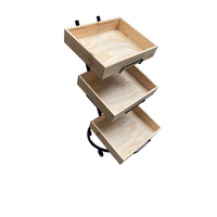 Premium Wooden Crate Stand