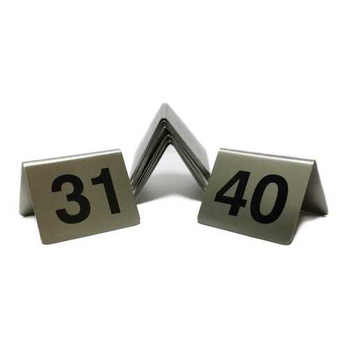ADHESIVE TABLE NUMBER SET     31-40 