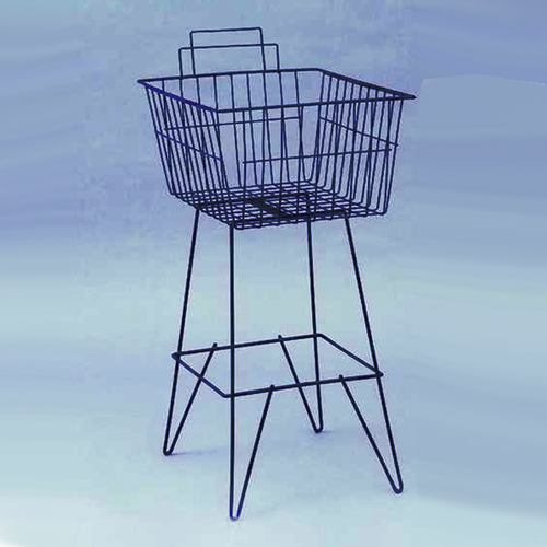 Shop dump bin specials bin black metal dump